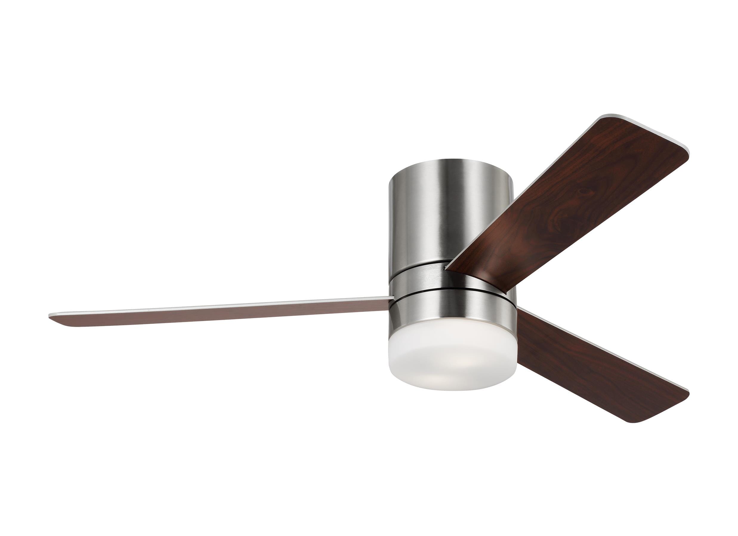 Era 52" Hugger LED Ceiling Fan in Brushed Steel