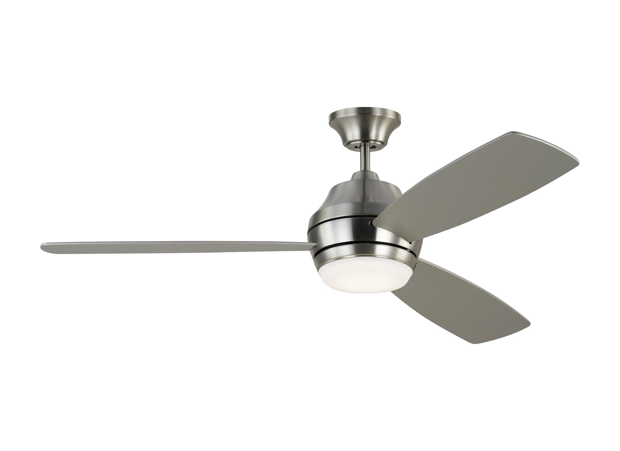 Ikon LED 52" Ceiling Fan in Brushed Steel