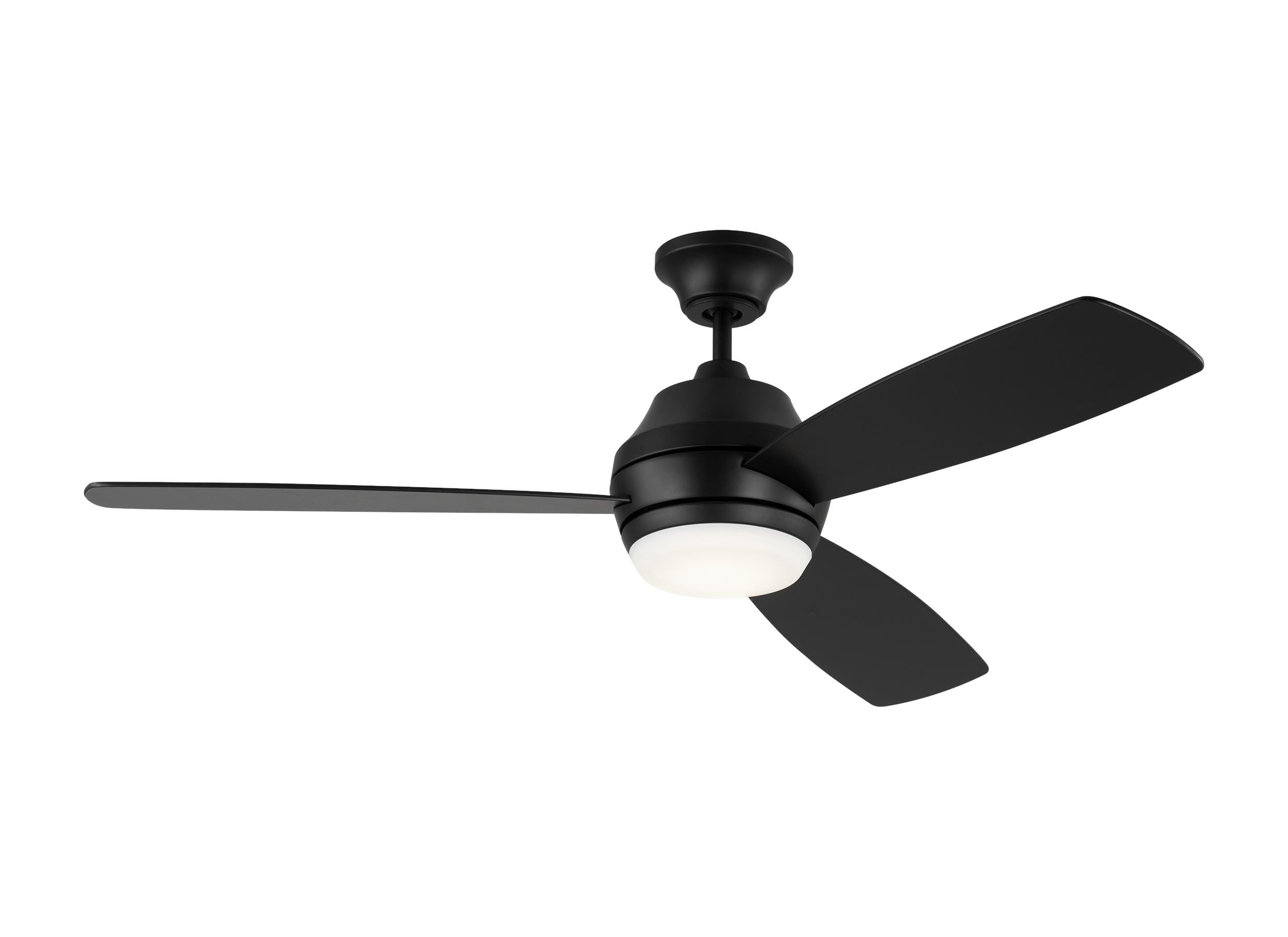 Ikon LED 52" Ceiling Fan in Midnight Black