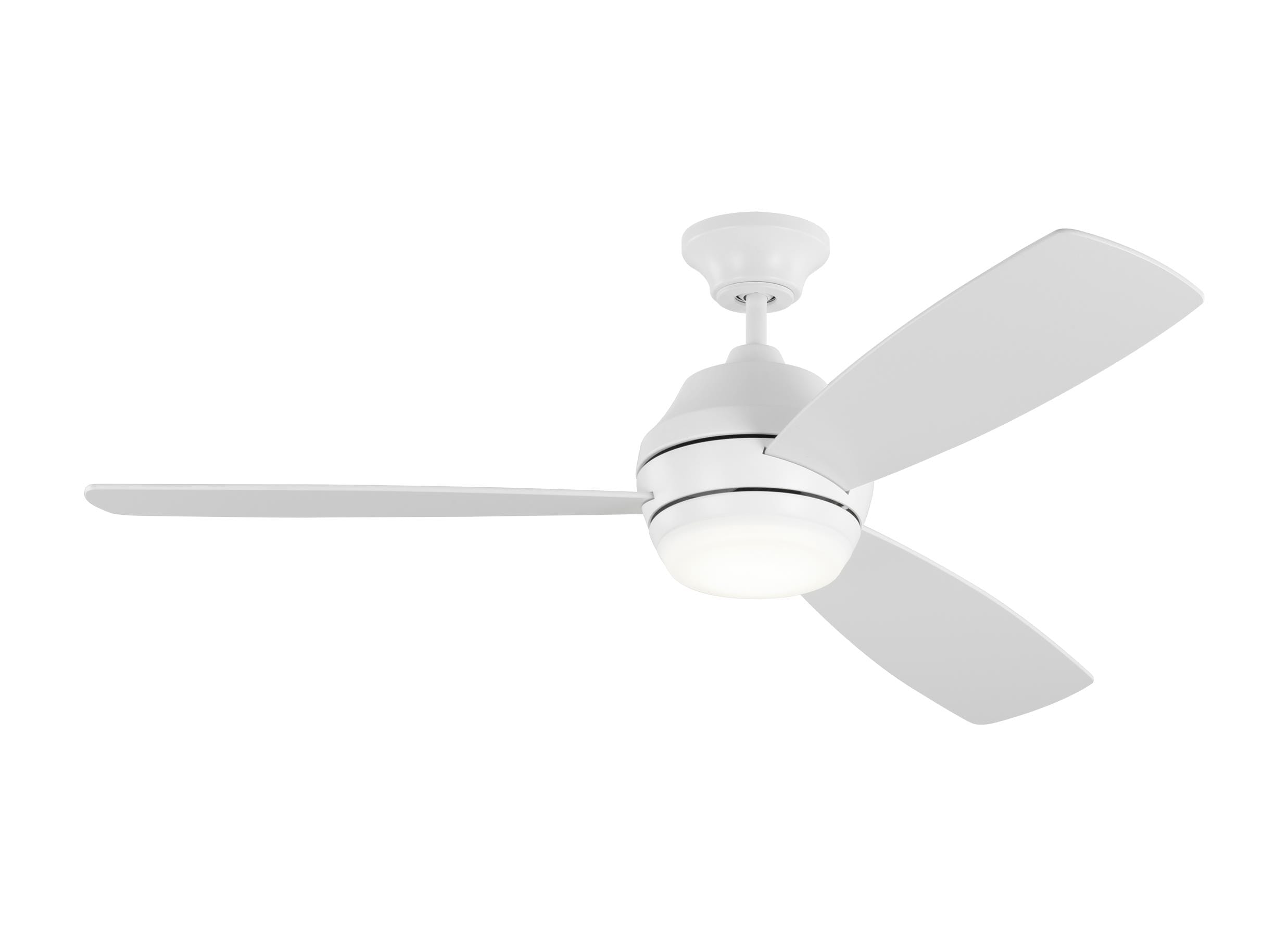 Ikon LED 52" Ceiling Fan in Matte White