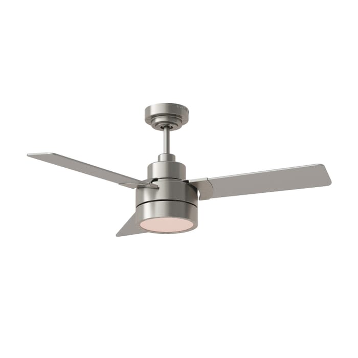 Jovie 1-Light 44in Ceiling Fan in Brushed Steel Jovie 1-Light 44in Ceiling Fan in Brushed Steel