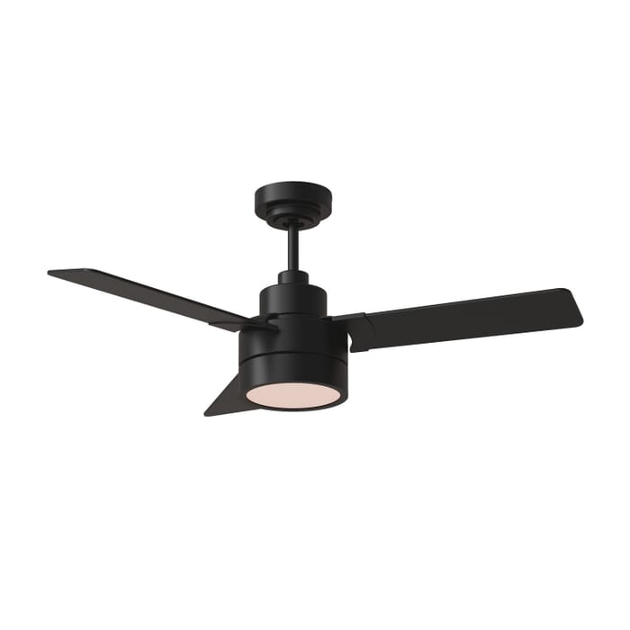 Jovie 1-Light 44in Ceiling Fan in Midnight Black Jovie 1-Light 44in Ceiling Fan in Midnight Black