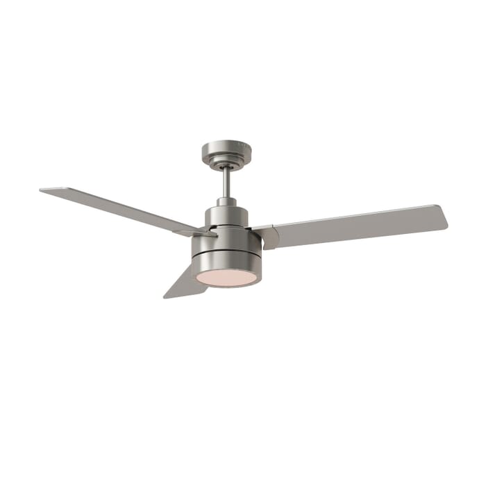 Jovie 1-Light 52in Ceiling Fan in Brushed Steel Jovie 1-Light 52in Ceiling Fan in Brushed Steel