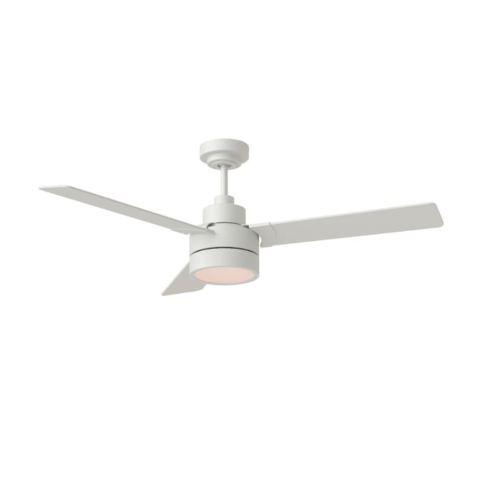 Jovie 1-Light 52in Ceiling Fan in Matte White Jovie 1-Light 52in Ceiling Fan in Matte White