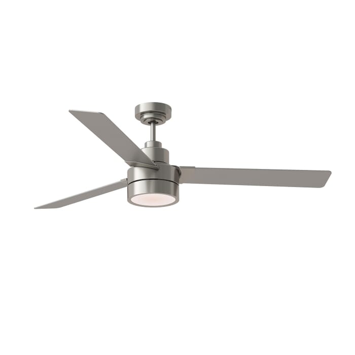 Jovie 1-Light 58in Ceiling Fan in Brushed Steel Jovie 1-Light 58in Ceiling Fan in Brushed Steel