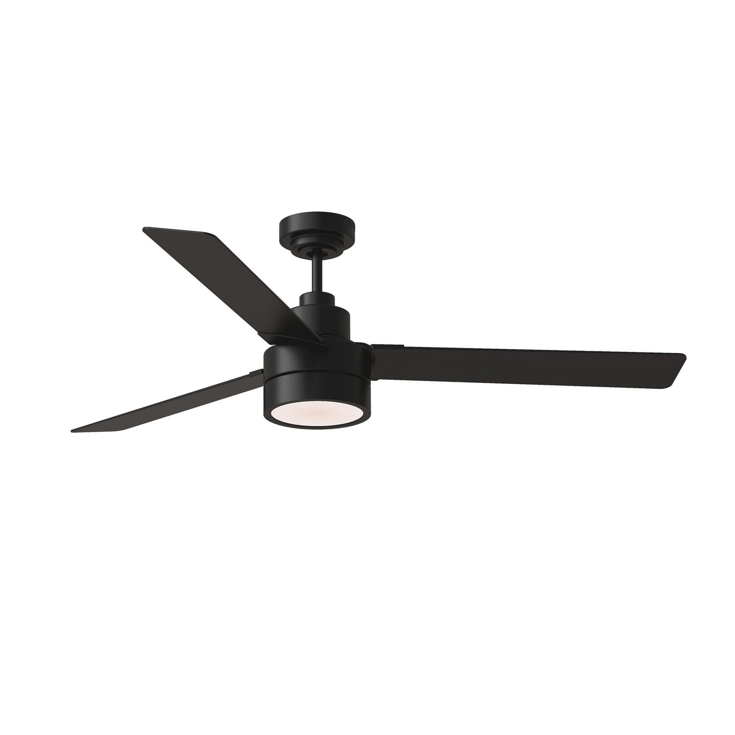 Jovie 1-Light 58in Ceiling Fan in Midnight Black