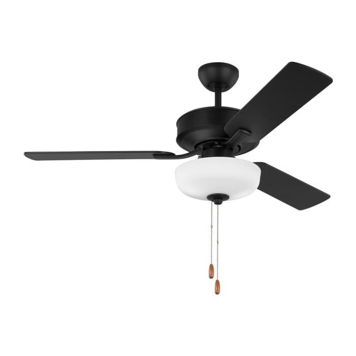 Linden 2-Light 48in Ceiling Fan in Midnight Black Linden 2-Light 48in Ceiling Fan in Midnight Black