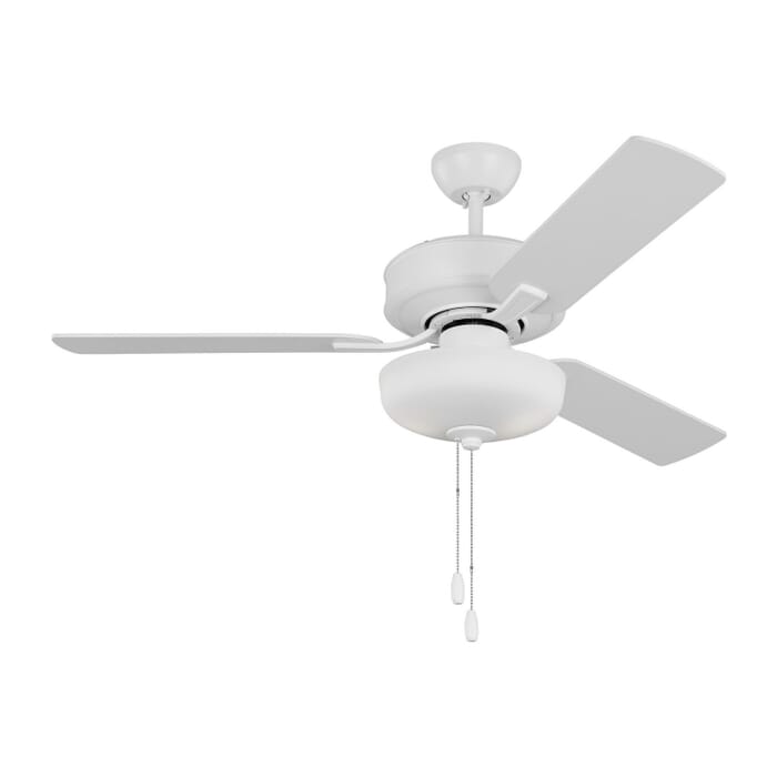 Linden 2-Light 48in Ceiling Fan in Matte White Linden 2-Light 48in Ceiling Fan in Matte White