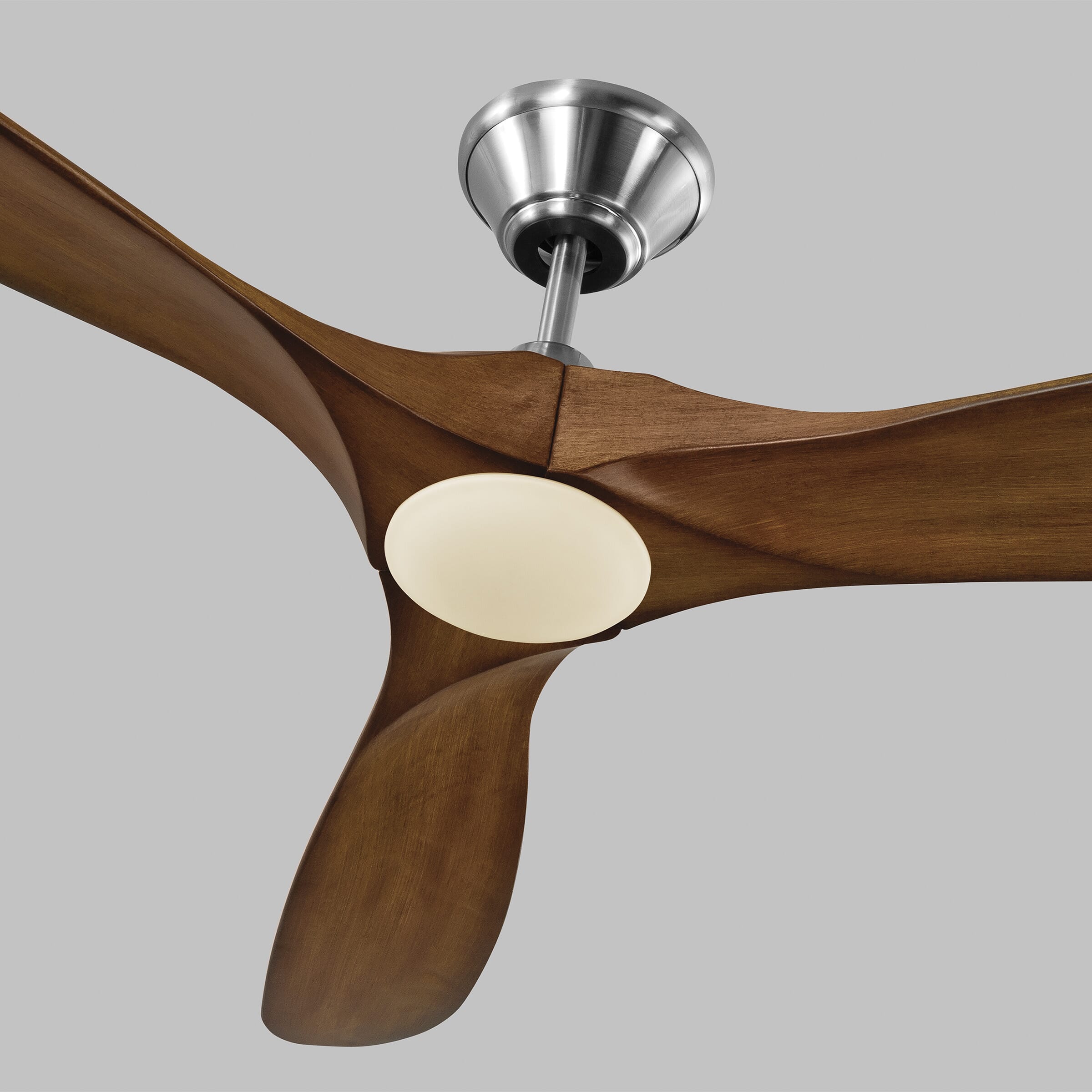 Monte Carlo Maverick Max LED 70" Indoor Ceiling Fan in Brushed Steel