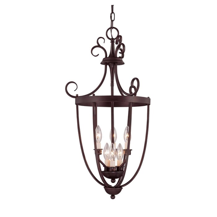 Savoy House 6-Light 28" Foyer Lantern in English Bronze Savoy House 6-Light 28" Foyer Lantern in English Bronze