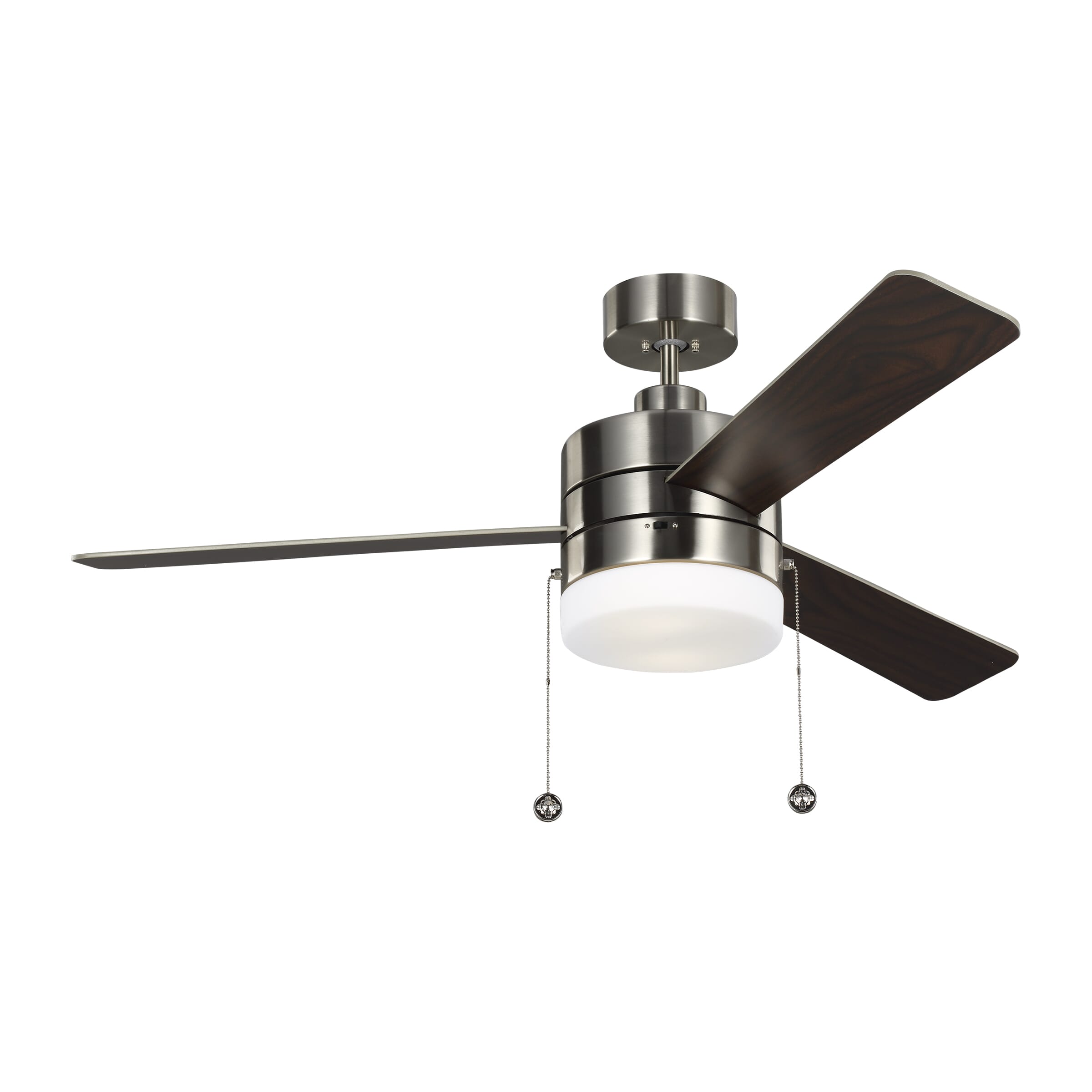 Monte Carlo Syrus 2-Light 52" Indoor Ceiling Fan in Brushed Steel - 3SY52BSD