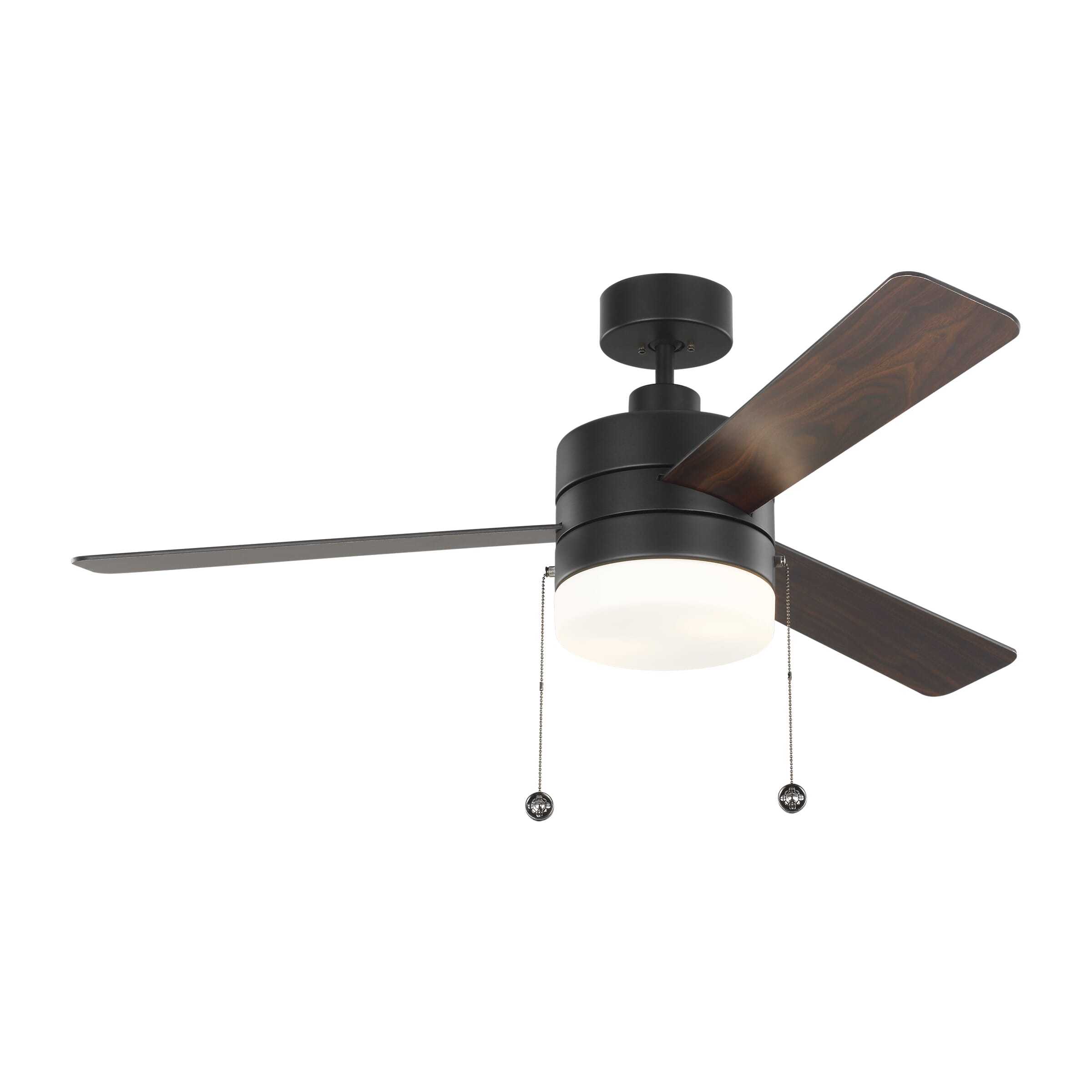 Syrus 2-Light 52" Indoor Ceiling Fan in Midnight Black