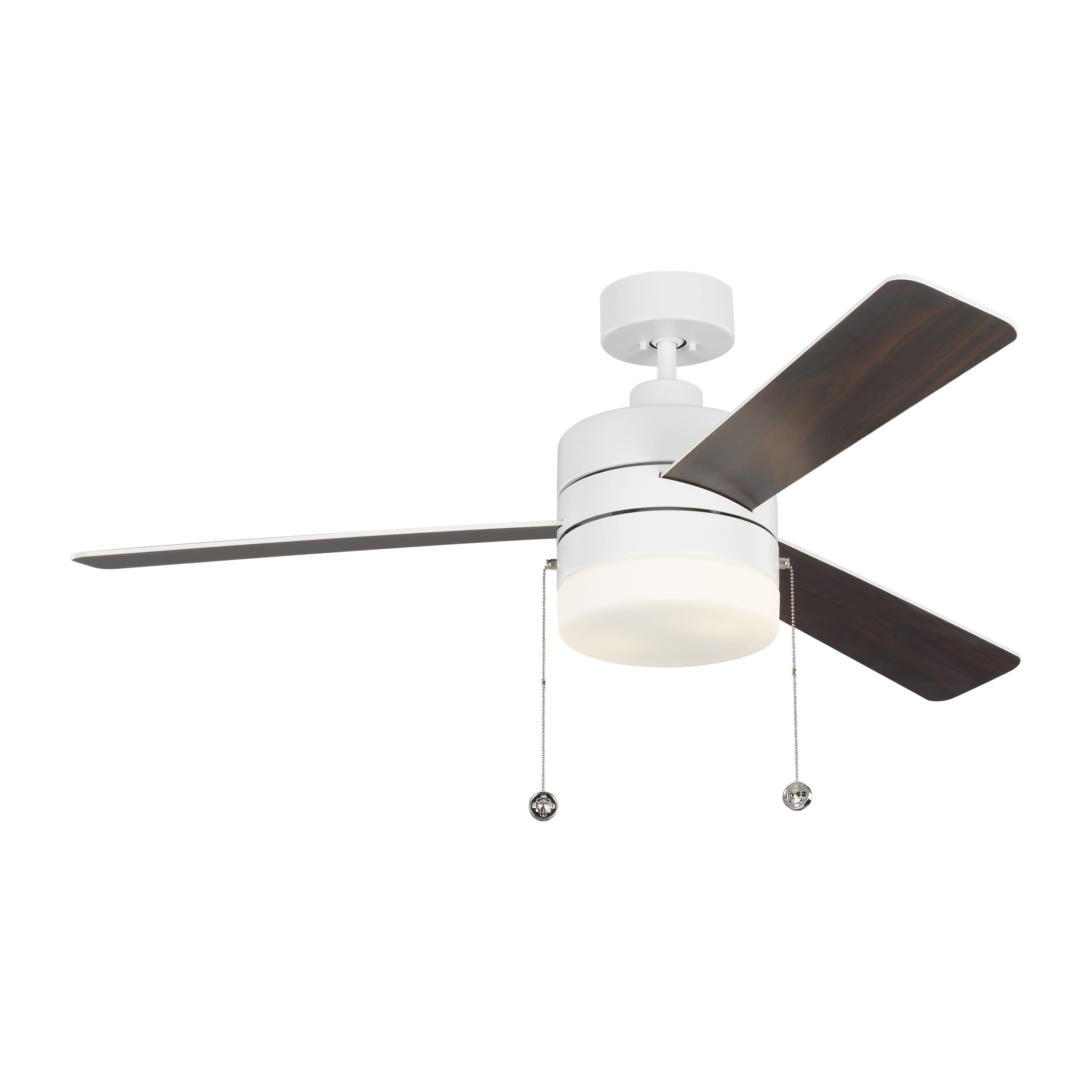 Syrus 2-Light 52" Indoor Ceiling Fan in Matte White