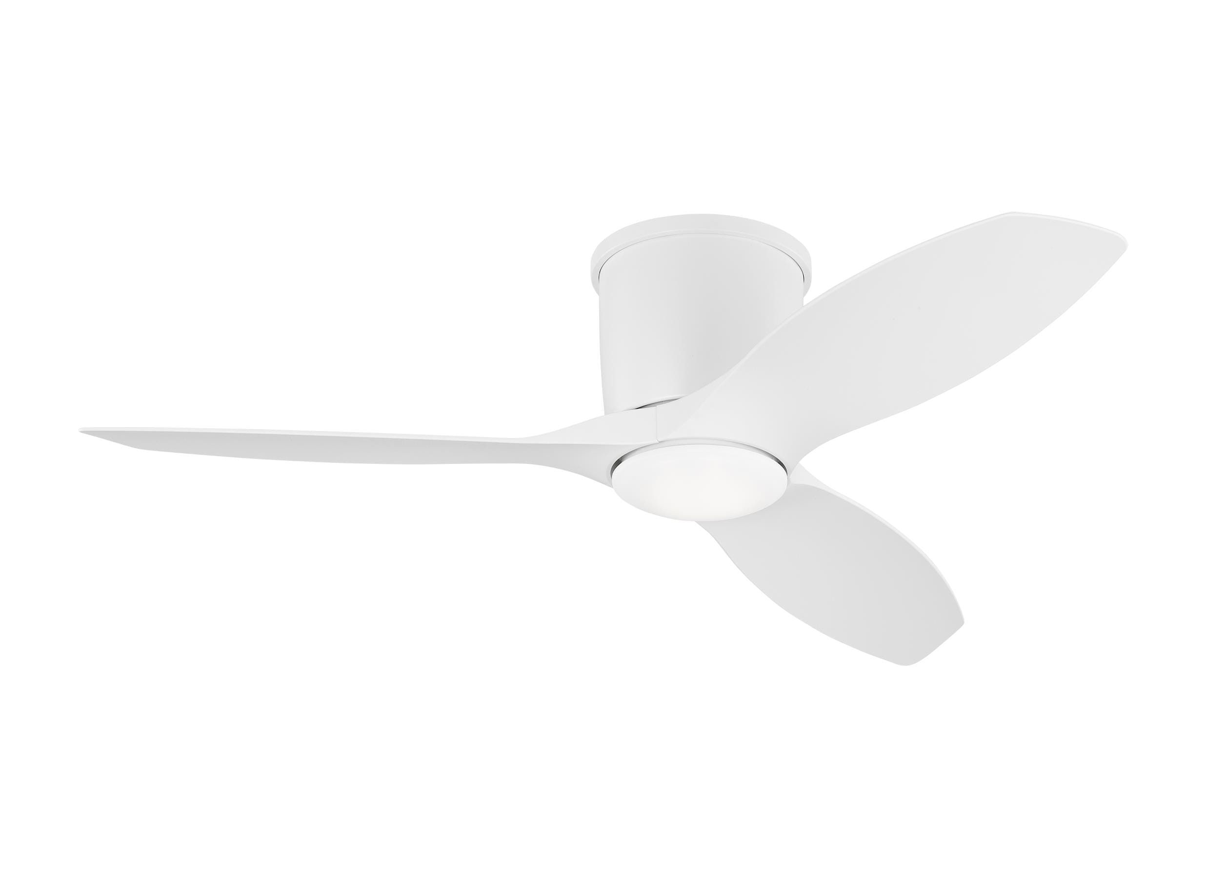 Titus 44" Hugger LED Ceiling Fan in Matte White