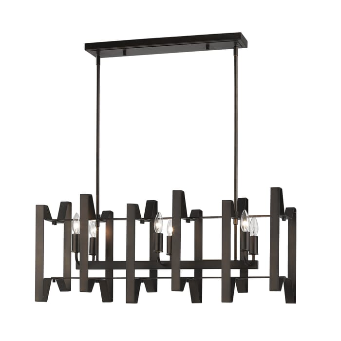Z-Lite Marsala 6-Light Chandelier In Bronze Z-Lite Marsala 6-Light Chandelier In Bronze