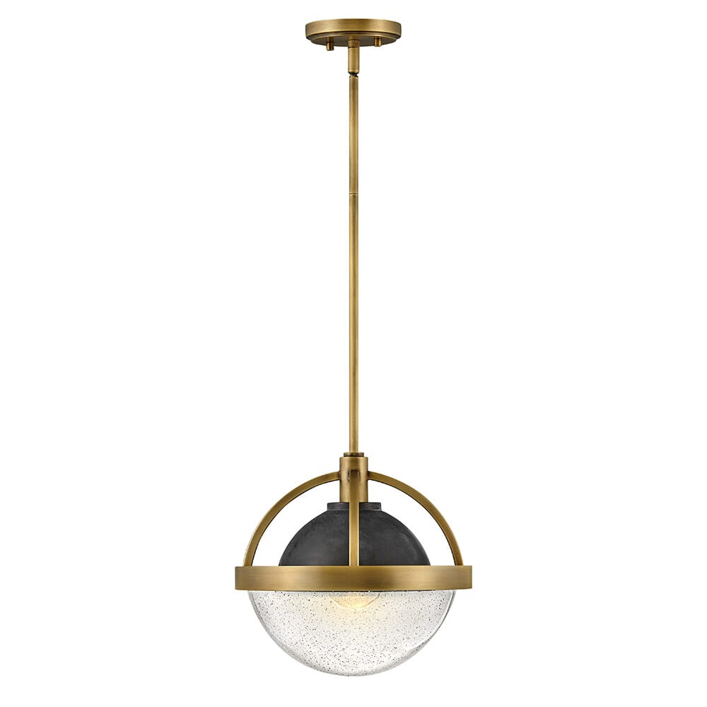 Heritage Brass LED Pendant from the Watson Collection