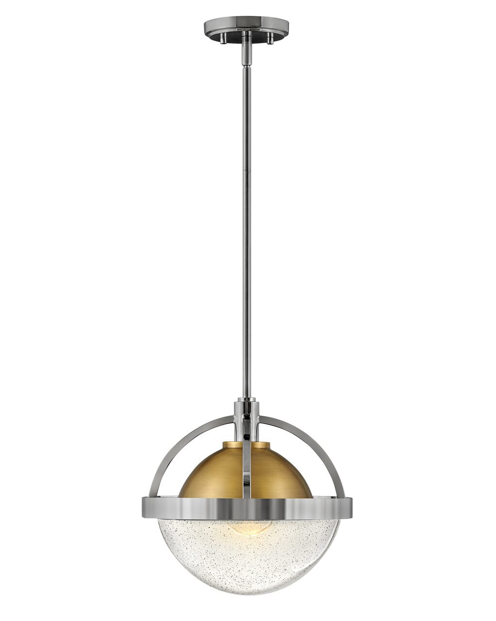 Watson 1-Light Pendant In Polished Nickel