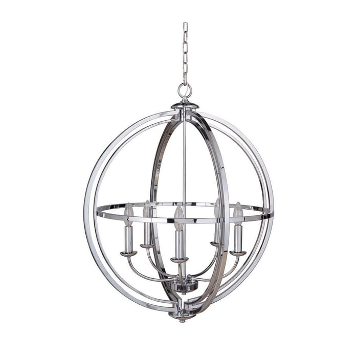 Craftmade Berkeley 5-Light 26" Foyer Light in Chrome Craftmade Berkeley 5-Light 26" Foyer Light in Chrome