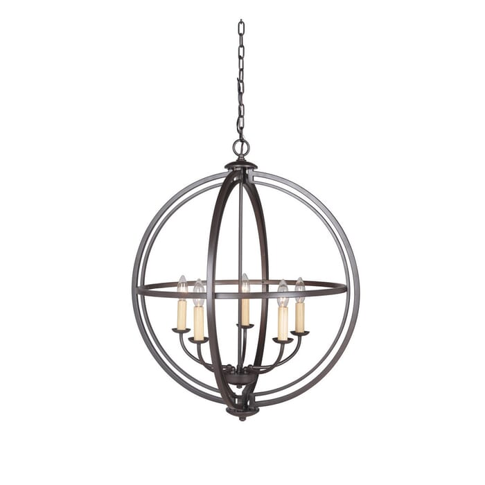 Craftmade Berkeley 5-Light 26" Foyer Light in Espresso Craftmade Berkeley 5-Light 26" Foyer Light in Espresso