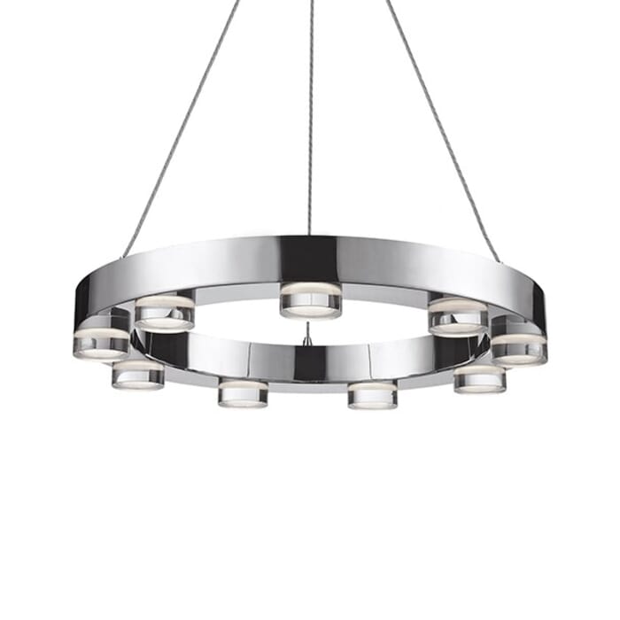 Kuzco Belle 9-Light Pendant Light in Chrome Kuzco Belle 9-Light Pendant Light in Chrome
