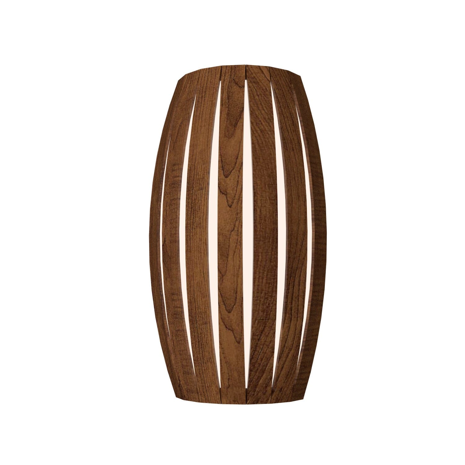 Barrel LED Wall Lamp in Imbuia