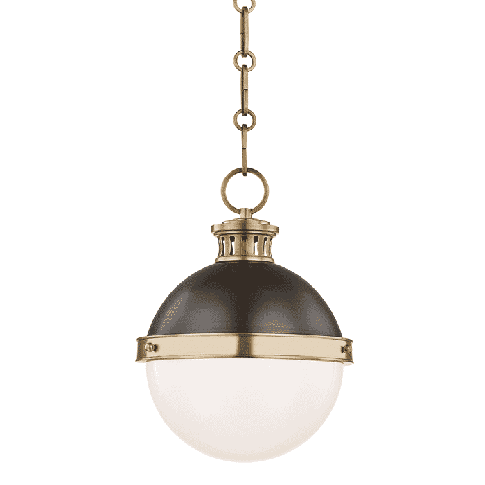 Hudson Valley Latham Mini Pendant in Aged Distressed Bronze Hudson Valley Latham Mini Pendant in Aged Distressed Bronze