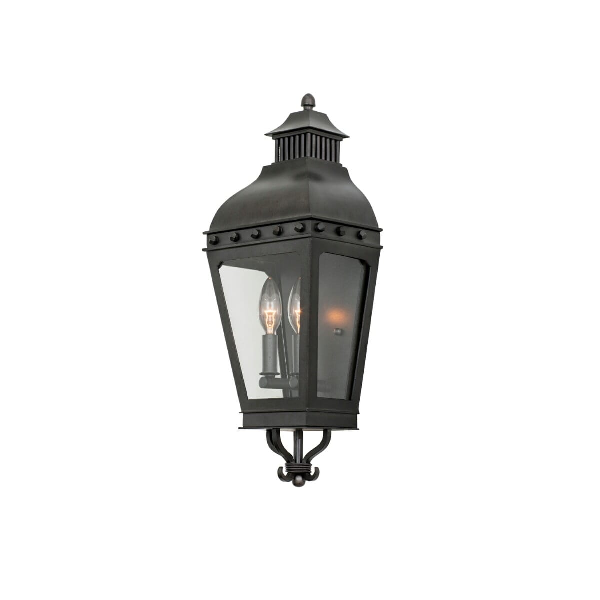 Winchester Outdoor 2-Light 20" Outdoor Wall Light in Aged Iron