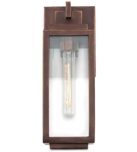 Chester Outdoor Wall Light in Copper Patina