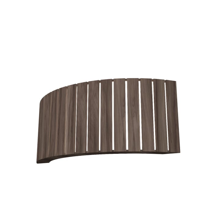 Slatted LED Wall Lamp in American Walnut Slatted LED Wall Lamp in American Walnut