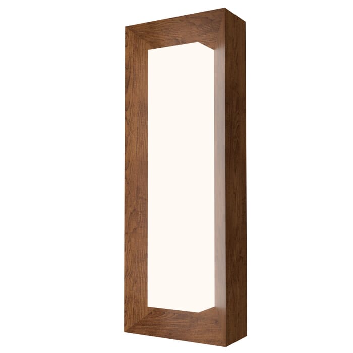 Squares LED Wall Lamp in Imbuia Squares LED Wall Lamp in Imbuia