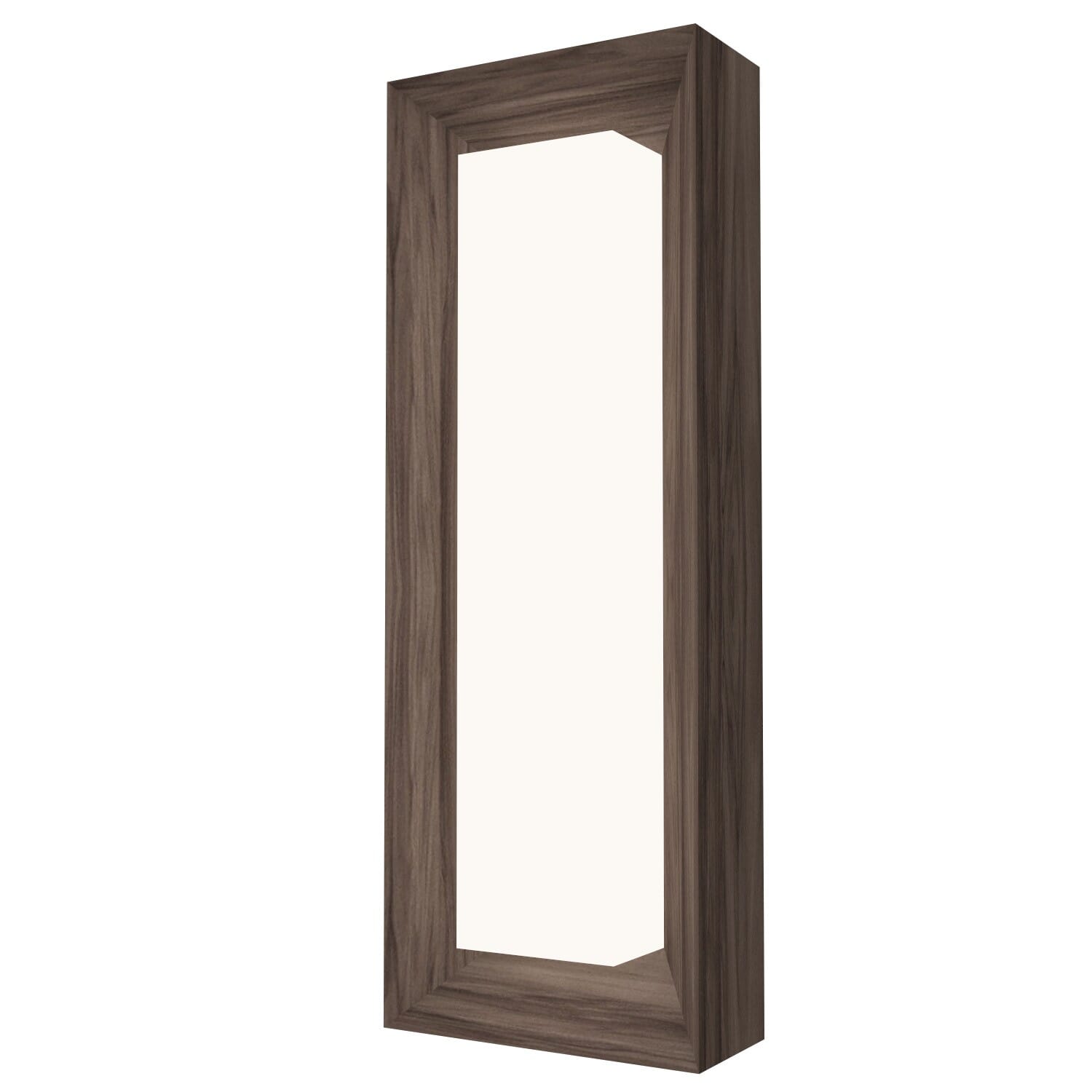 Squares LED Wall Lamp in American Walnut