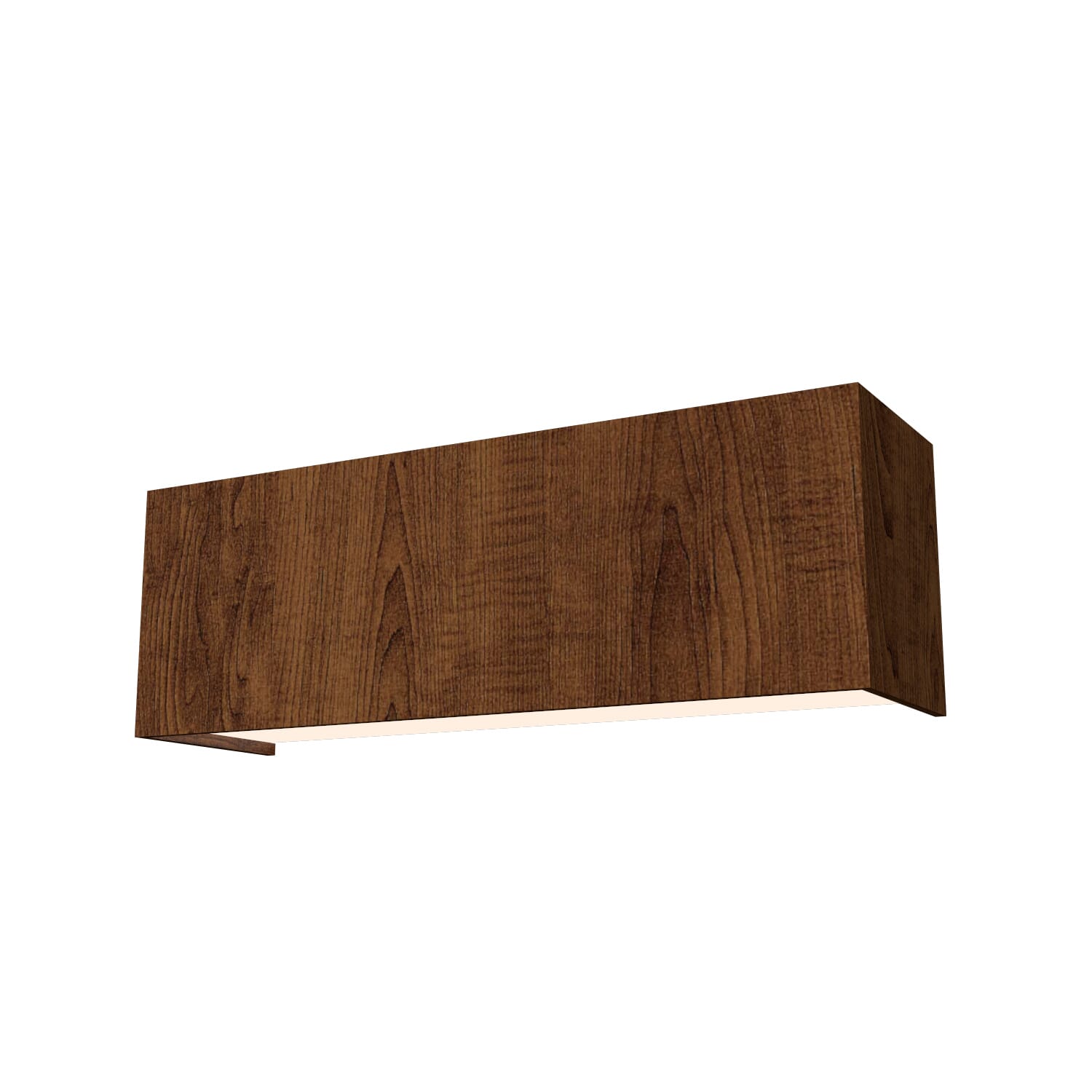 Clean 1-Light Wall Lamp in Imbuia