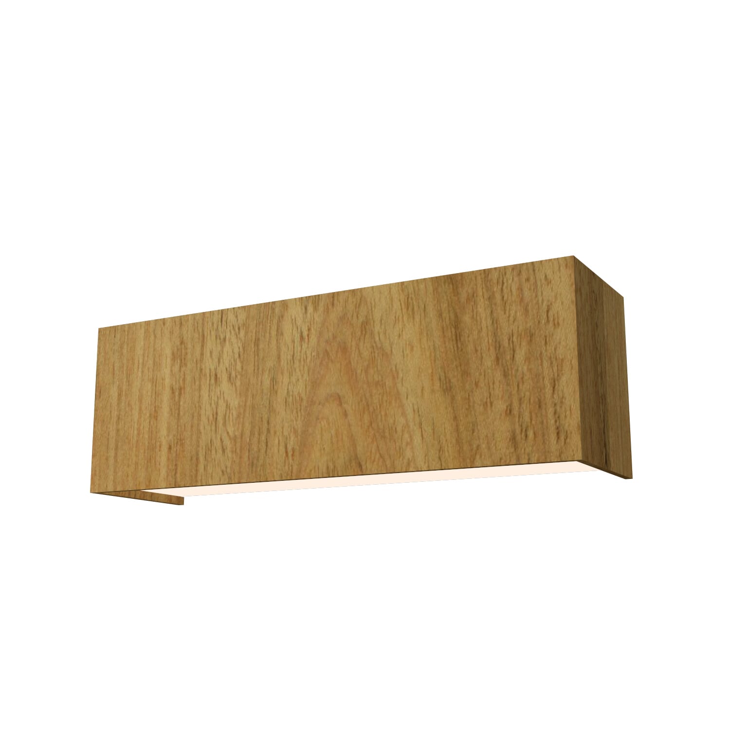 Clean 1-Light Wall Lamp in Louro Freijo