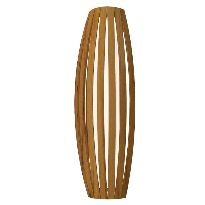 Barrel LED Wall Lamp in Teak Barrel LED Wall Lamp in Teak