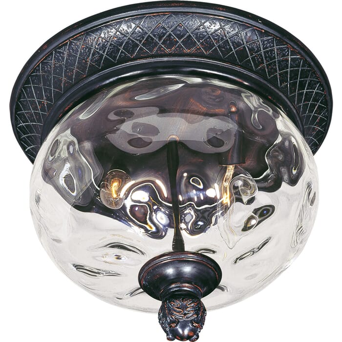 Maxim Lighting Carriage House VX 2-Lt 9.5" Outdoor Ceiling Mt, Bronze Maxim Lighting Carriage House VX 2-Lt 9.5" Outdoor Ceiling Mt, Bronze