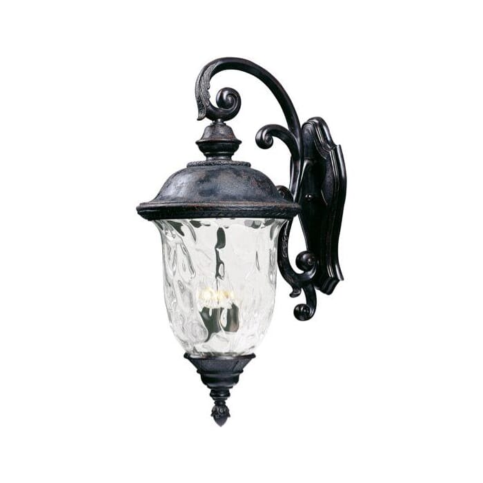 Maxim Lighting Carriage House VX 3-Light Outdoor Wall Lantern in Oriental Bronze Maxim Lighting Carriage House VX 3-Light Outdoor Wall Lantern in Oriental Bronze