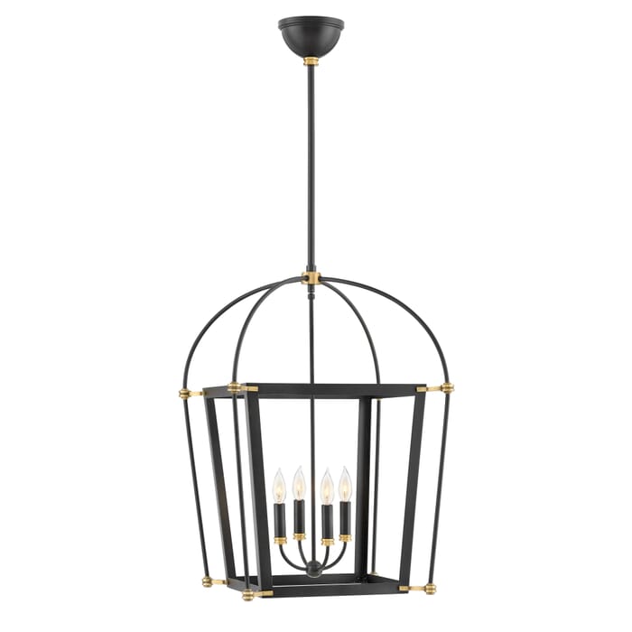 Hinkley Selby 4-Light Pendant in Black Hinkley Selby 4-Light Pendant in Black