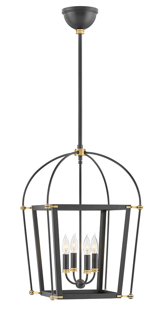Black LED Pendant from the Selby Collection