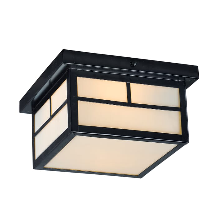 Maxim Lighting Coldwater 2-Light 2-Light Outdoor Flush Mount in Black Maxim Lighting Coldwater 2-Light 2-Light Outdoor Flush Mount in Black