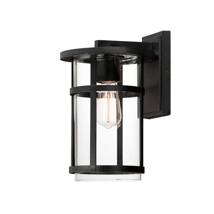 Clyde Vivex 1-Light Outdoor Wall Sconce in Black Clyde Vivex 1-Light Outdoor Wall Sconce in Black