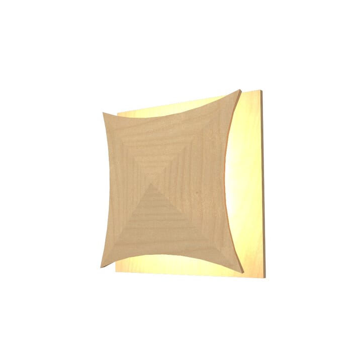 Facet LED Wall Lamp in Maple Facet LED Wall Lamp in Maple