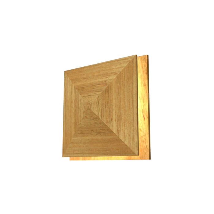 Facet LED Wall Lamp in Louro Freijo Facet LED Wall Lamp in Louro Freijo