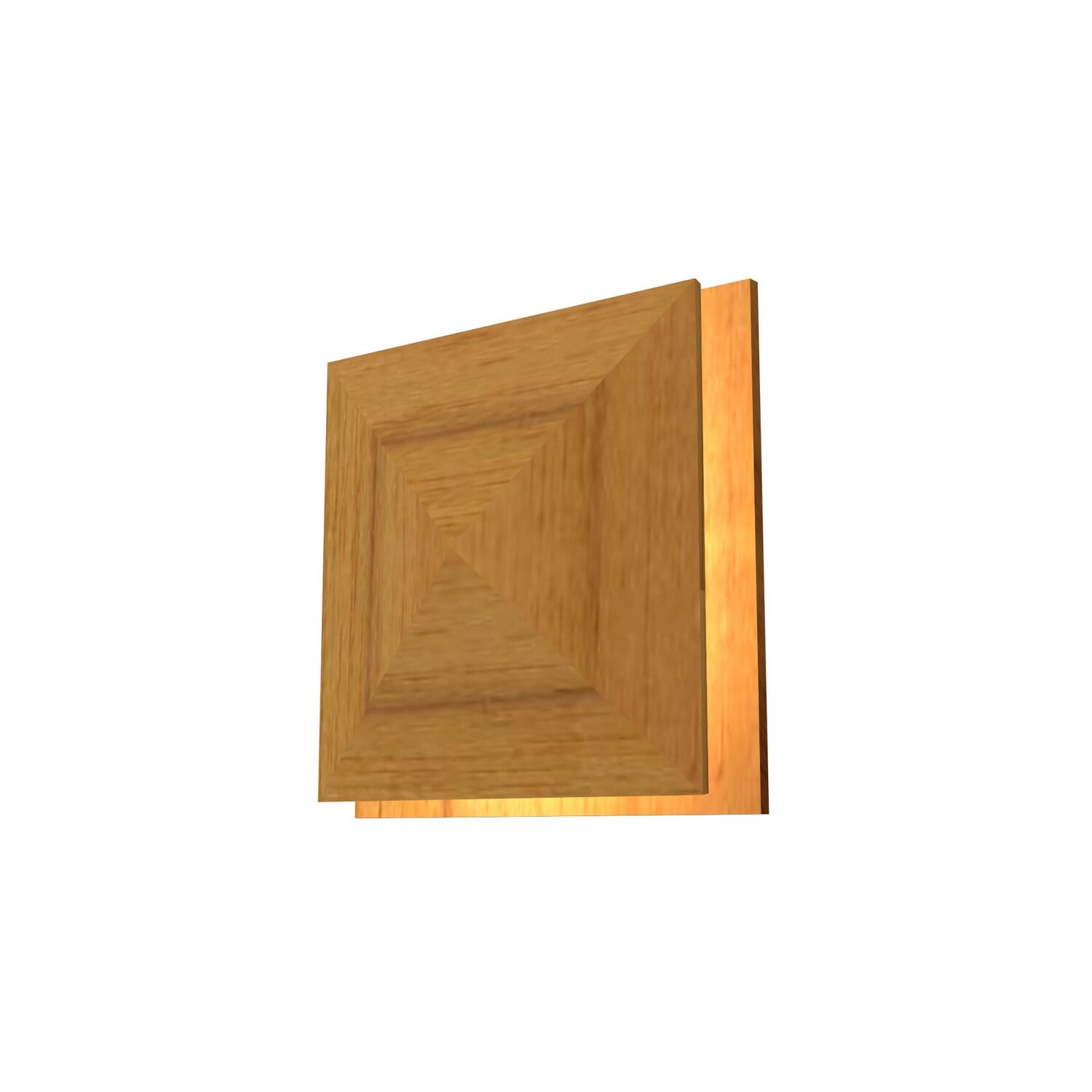 Facet LED Wall Lamp in Teak