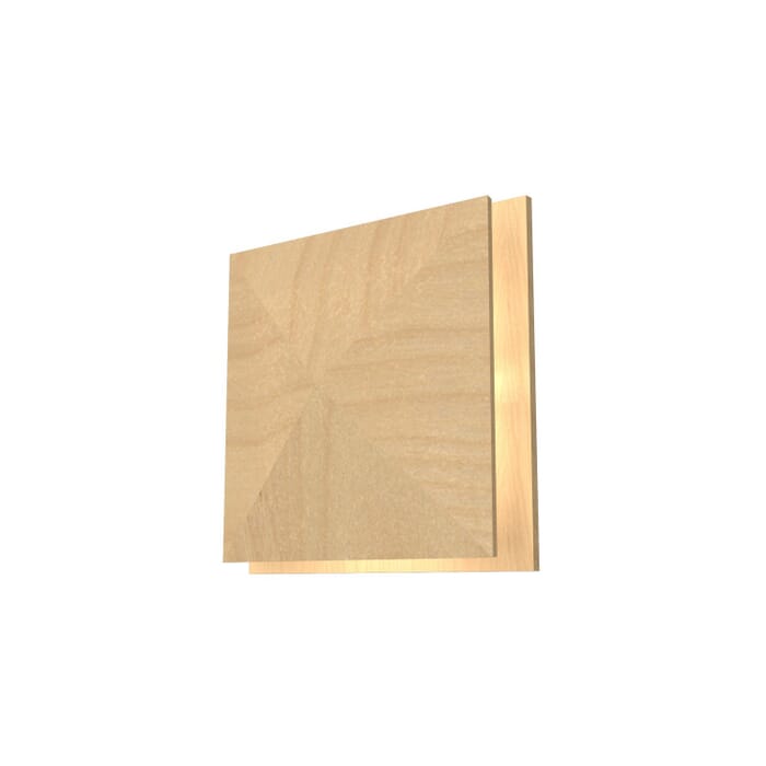 Facet LED Wall Lamp in Maple Facet LED Wall Lamp in Maple