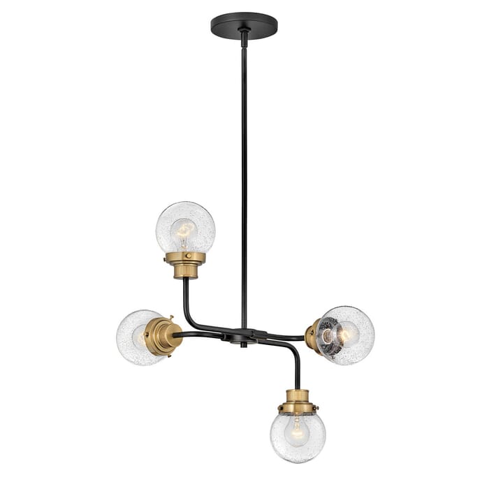 Hinkley Poppy 4-Light Chandelier in Black Hinkley Poppy 4-Light Chandelier in Black