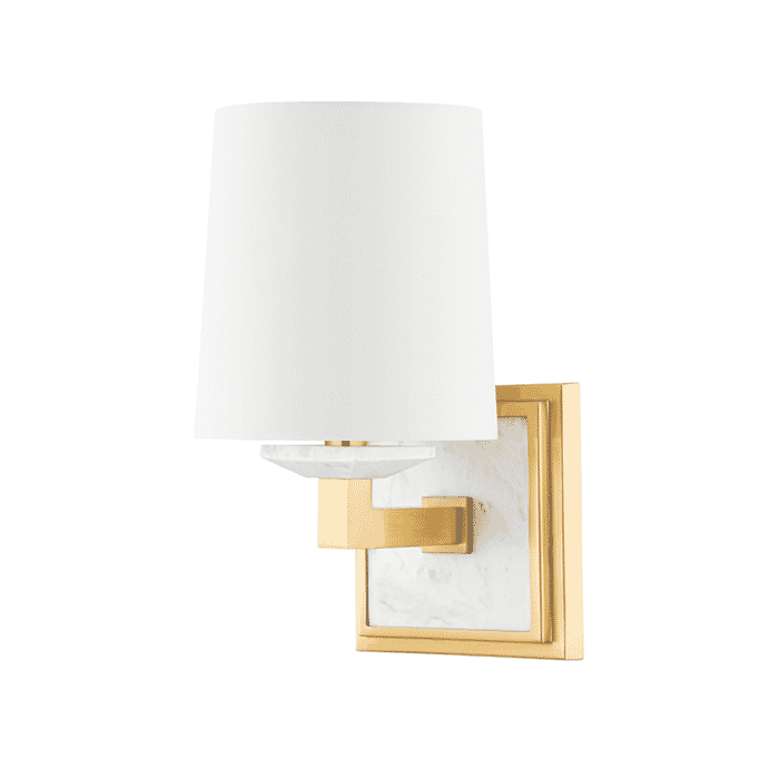 Hudson Valley Elwood Wall Sconce in Aged Brass Hudson Valley Elwood Wall Sconce in Aged Brass