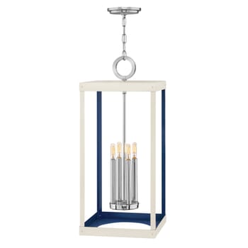 Hinkley Porter by Lisa McDennon 4-Light Pendant in Polished Nickel with Warm White