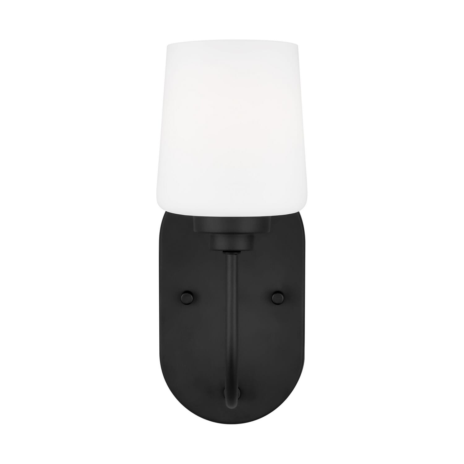 Windom 1-Light Bathroom Vanity Light Sconce in Midnight Black