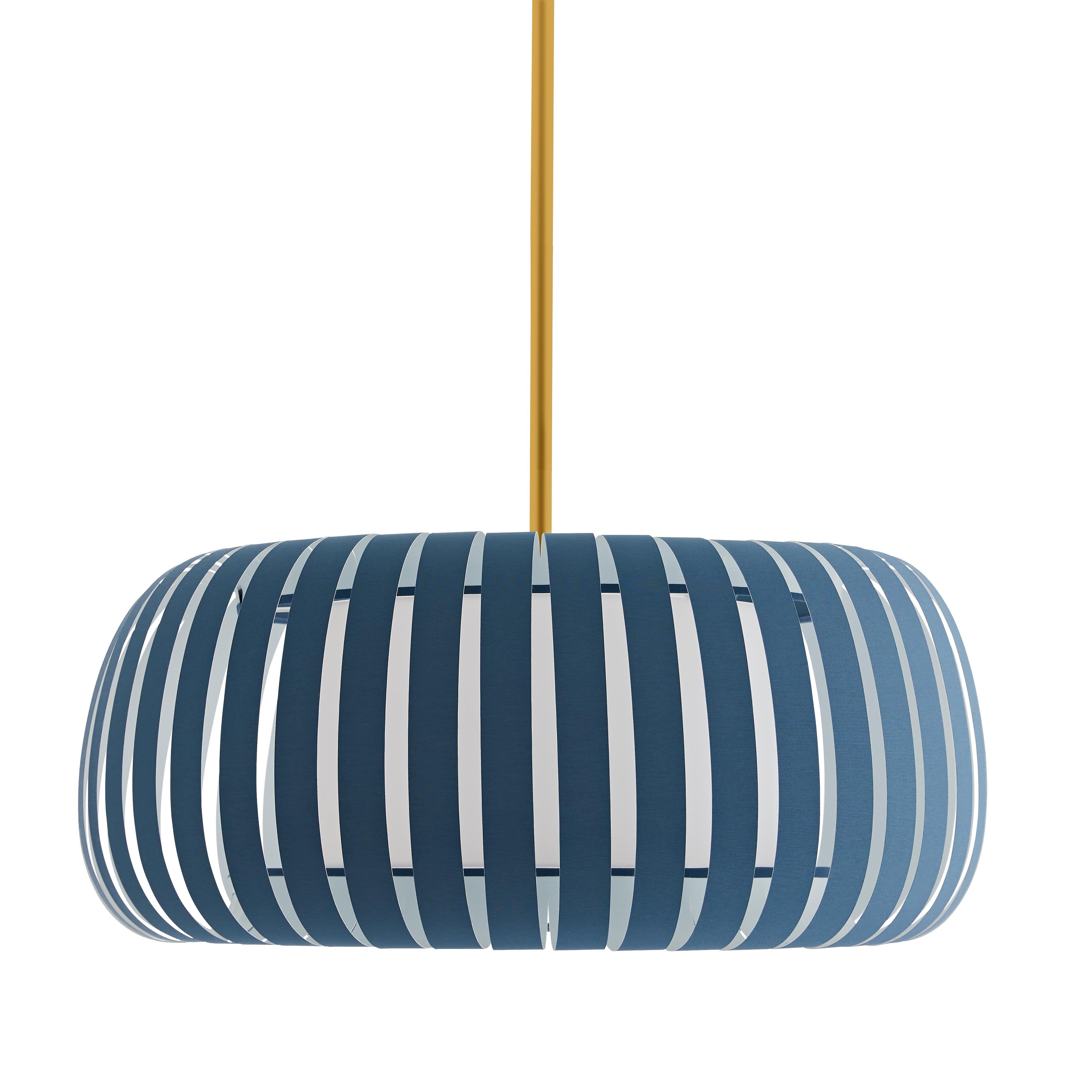 Wilson Pendant Light in Blue Cadet