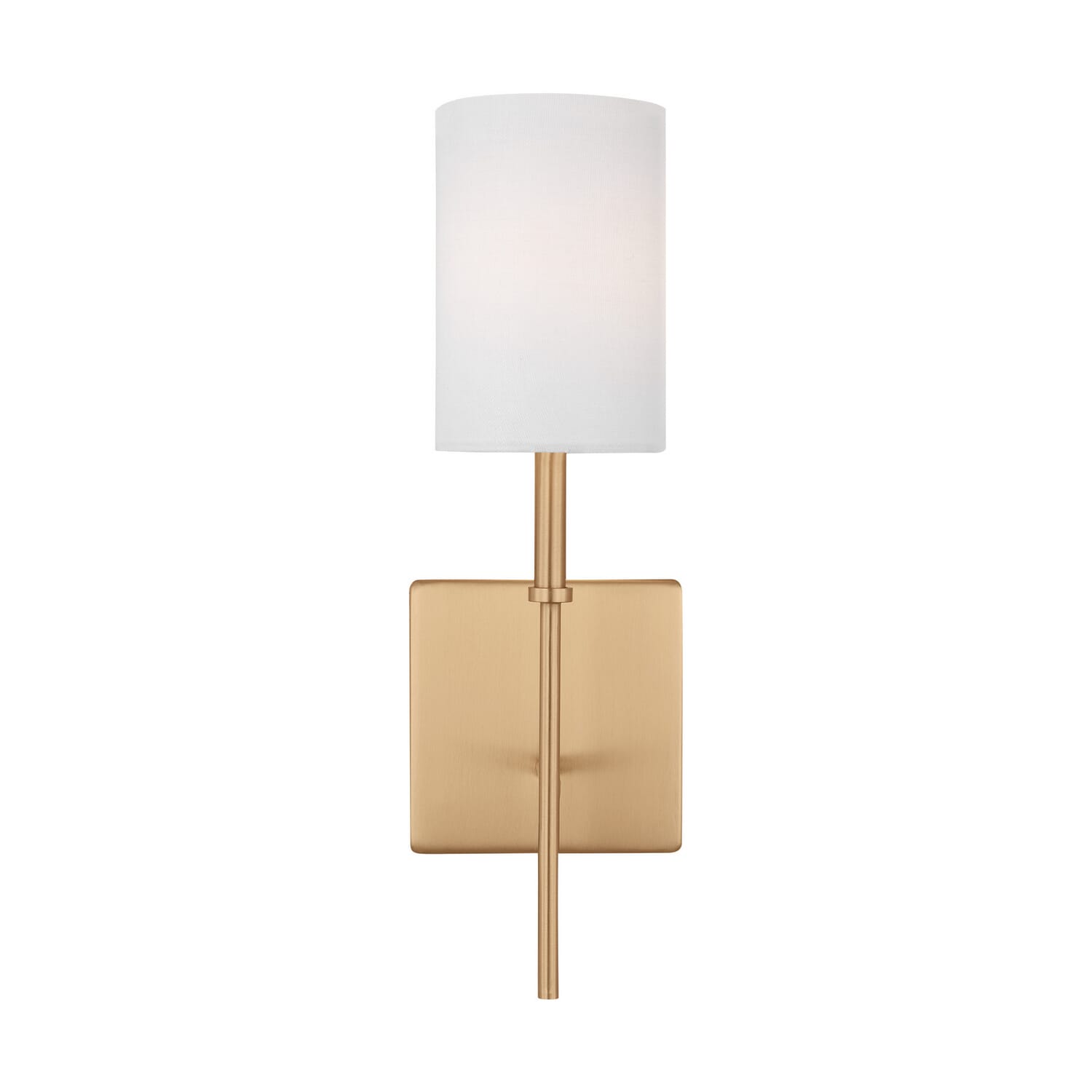 Foxdale 1-Light LED Bathroom Vanity Light in Satin Brass